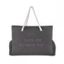 2024 New Arrived High Quality Fashion Lady Shopping Polyester Tote Bags Ladies Simple Custom Large Beach Bag