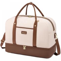 LOVEVOOK wholesale travel organizer with shoe compartment fashion waterproof men women custom carry on luggage travel duffel bag
