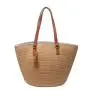 New Design Striped Zipper Tassels Straw Beach Bag Summer Friendly Handwoven Shoulder Purse Women Large Travel Tote Bag 2024