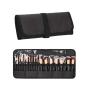Gelory Wholesale Makeup Brush Set Organizer Rolling Cosmetic Pouch Custom Logo Travel Makeup Brushes Roll Up Bag