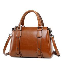 Hot Sale Fashion Vintage Genuine Leather Handbags High Quality Women Hand Bags Cowhide Ladies Shoulder Pillow Bags Crossbody