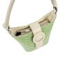 2022 Hot Sale Exquisite Lady Straw Beach Handbags Fashion Zipper Mini Portable Crossbody Bag Summer Bucket Bags Women