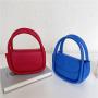 Solid color popular shoulder bag simple trend crossbody bag fashion retro flap Korean women handbag small square bag