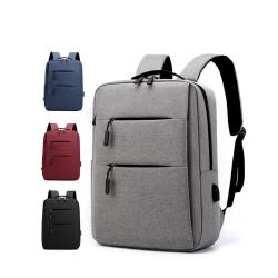 ZR157 Backpack USB Rechargeable Wearable Backpack 15.6-inch Leisure Business Travel Computer Bag Printed Logo