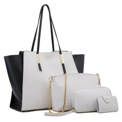 CCF96 New Fashion Messenger Shoulder Purse Bag Sets 4 Pieces Hand Bag Ladies Tote Bags Luxury Purses and Handbags for Women