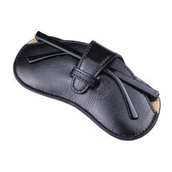 Custom 2024 Oiled Waxed Genuine Leather Glasses Bags Fashion Handbag Sun Glass Pouch