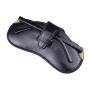 Custom 2024 Oiled Waxed Genuine Leather Glasses Bags Fashion Handbag Sun Glass Pouch