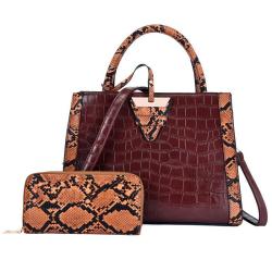 2024 Custom Printed Animal PU Leather Women Bag Handbag For Ladies Fashion Purse