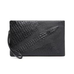 2024 Customized Crocodile Genuine Leather Clutch Bag For Business Men Envelope Bags