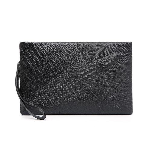 2024 Customized Crocodile Genuine Leather Clutch Bag For Business Men Envelope Bags
