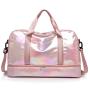 Wholesale High Quality Waterproof Fashion Colorful Shiny Travel Luggage Weekend Duffel Bag Sparkling Yoga Gym Bag