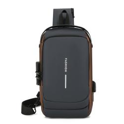 CY015 Chest Bag Men Casual Anti-theft Shoulder Bag Slanting Cross Backpack Waist Pack Business Travel Satchel