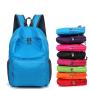 Wholesale OEM ODM Custom Logo Color Lightweight Nylon Daypack Bag Outdoor Camping Travel Foldable Backpack Waterproof