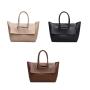 ZWY095 New Simple Solid Color PU Leather Tote Bag Wholesale Fashion Business Waterproof Women Handbag Work Student Organizer Bag