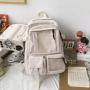 2022 New Backpack Casual Sports Shoulder Bags Campus Women Cute Backpacks With Mesh Pocket