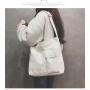 2024 Korean Version Simple Custom Printed Student Class Tutoring Bag Shoulder Messenger Canvas Bag