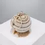Fashion rhinestone wedding bridal bling diamond banquet party clutch bag handbags round ball tassels evening bags bulk wholesale