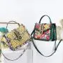 2024 new fashion women handbags quality printing PU designer female bags wholesale products ladies shoulder bags luxury 25 cm