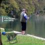 Camouflage Camping Chair Folding Backrest Camping Fishing Chair Stool Backpack with Cooler Insulated Picnic Bag