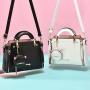 KBW258 Hot Solid Colour Single Shoulder Women Bag New Tide Fashion PU Ladies Handbag Cute Crossbody Cat Pattern Bag