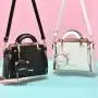 KBW258 Hot Solid Colour Single Shoulder Women Bag New Tide Fashion PU Ladies Handbag Cute Crossbody Cat Pattern Bag