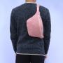 New Design Fashion Cute Large White Black Pink Brown Plush Teddy Sherpa Fanny Pack  Large Capacity Fanny Pack with Inner Pocket