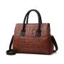 2024 Custom Crocodile Patent Leather Purse Handbag For Women With Fashion Shoulder Strap