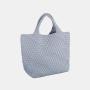 2024 Custom Logo Weave Leather Tote Bag Handbag For Women Luxury With Clutch Purse