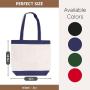 Cotton Canvas Custom Large Beach Bag Reusable Wholesale Canvas Tote Beach Bags For Shipping Ladies And Women