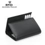 HOT Sell Men's Genuine Leather Trifold Wallet Bag Anti-Theft Short Wallet Credit Card Purse Holder Wallets For man