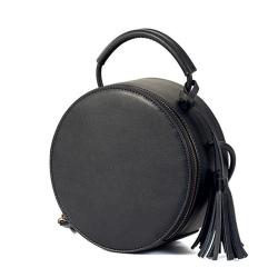 Custom Wholesale Ladies Hand Bag Girl Designer Purse round bag For Women Crossbody PU Leather Handbags