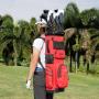 XL150 Shoulder Carry Club Bag New Version Golf Standard Ball Bag Fixed Pole Socket Custom Logo Accepted Golf Backpacks