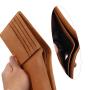 Wholesale Man's Wallets Genuine Leather Bifold Wallet RFID Blocking Slim Men Wallet