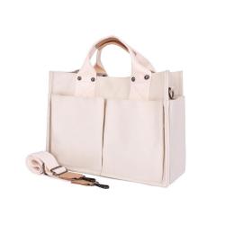 Large Capacity Portable Canvas Women Bag CottonTote Bag with Custom Printed Logo Women's shoulder Bags