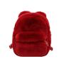 Wholesale New Design Custom Logo Ladies Women Mini Plush Fur Backpack Bags in Winter