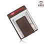 Factory Wholesale Crazy Horse Leather Card Holder Wallet Genuine Leather Men Card Holder
