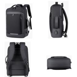 ZF246 Laptop Bag USB Charger Computer Cover Backpack Oxford Fabric Waterproof Zipper Print Logo Gift Backpack Business Schoolbag