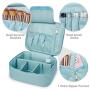 Travel Makeup Cosmetic Case Storage Bag Cosmetic Bag Portable Artist Storage Bag with Adjustable Dividers for Cosmetics Makeup
