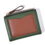 HR589 New Women's Wallet PU Leather Short Contrasting Colors Card Holder Women's Small Simple Lightweight Girl's Coin Purse