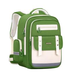ZF124 Primary School Students Schoolbag Load Reduction Backpack Oxford Cloth Waterproof Wear-resistant Shoulder Bag