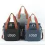 customized fashion pink portable soft camping cooler tote bag with pocket work thermal insulated lunch bags with logo