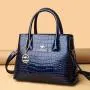 2024 Bags for Women Patent Leather Bright Face Handbag Fashionable New European and American Style Messenger Shoulder Bag