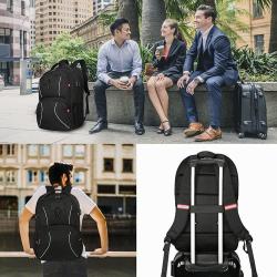Waterproof Men's Business Travel Backpack Anti-Theft USB Laptop Computer Bag New Mochilas Design for Women