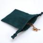Custom Emboss Logo Suede Microfiber Jewelry Drawstring Bag Luxury Jewelry Gift Packing Suede Pouch