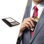 Mini genuine leather wallet fashion custom genuine leather or pu leather small money bag with RFID blocking