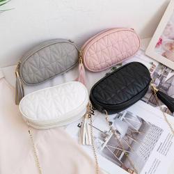 Shell Lingge Shoulder Bag bolsas para mujer Autumn New Korean Personalized Tassel Thread Zipper Bag para mujeres bolso bolsas