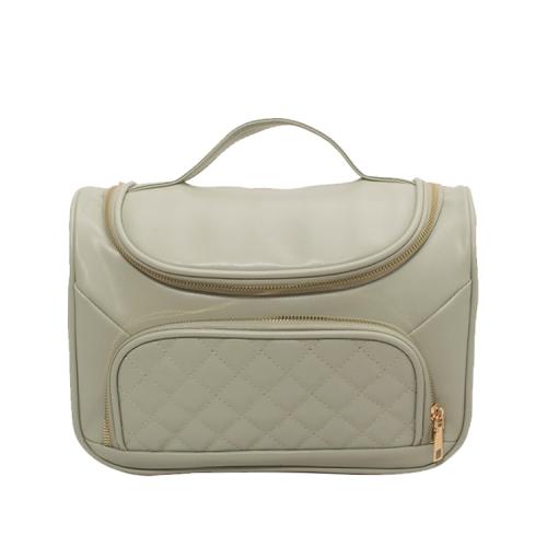 ODM OEM NEW Arrival 2023 Aopiya wholesale costom pu leather luxury travel cosmetic bag cases simple makeup bag