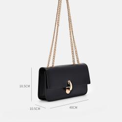 2024 Accept Customized Logo Purse And Handbag Minimalist Leather Chain Luxury Crossbody Bag Women Sling Bags