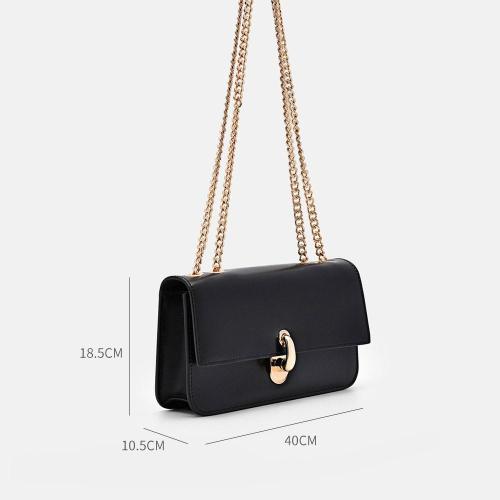 2024 Accept Customized Logo Purse And Handbag Minimalist Leather Chain Luxury Crossbody Bag Women Sling Bags