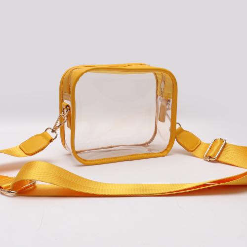 Latest Large Make Up Organizer Women Makeup Box Container Travel Cases Cosmetic Shoulder Bag PVC Cosmetic Bag Clear Zipper Pouch
